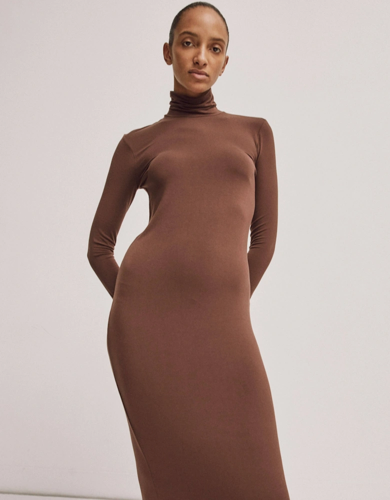 Cruz Dress In Chestnut