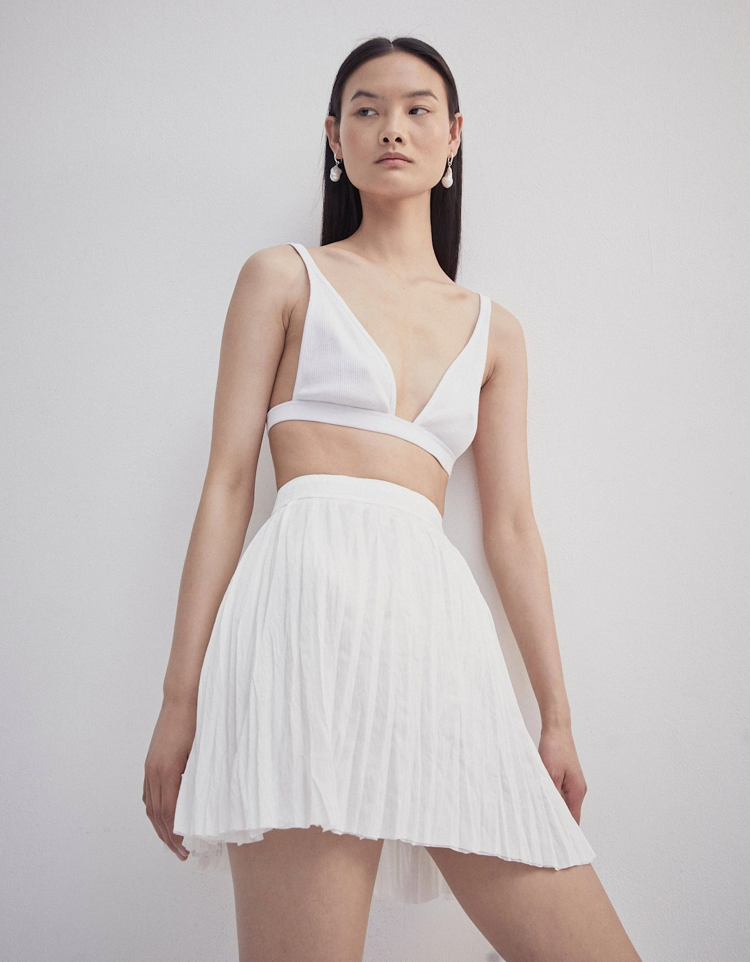 Tera Skirt in White