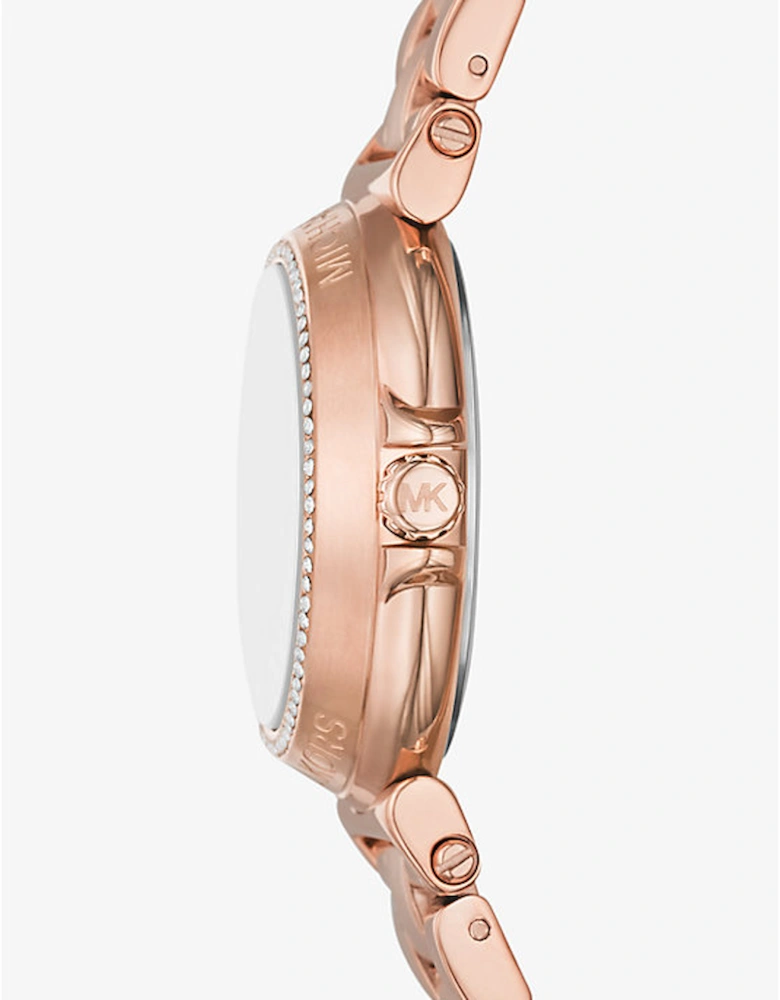 Mini Maren Pavé Rose Gold-Tone Watch