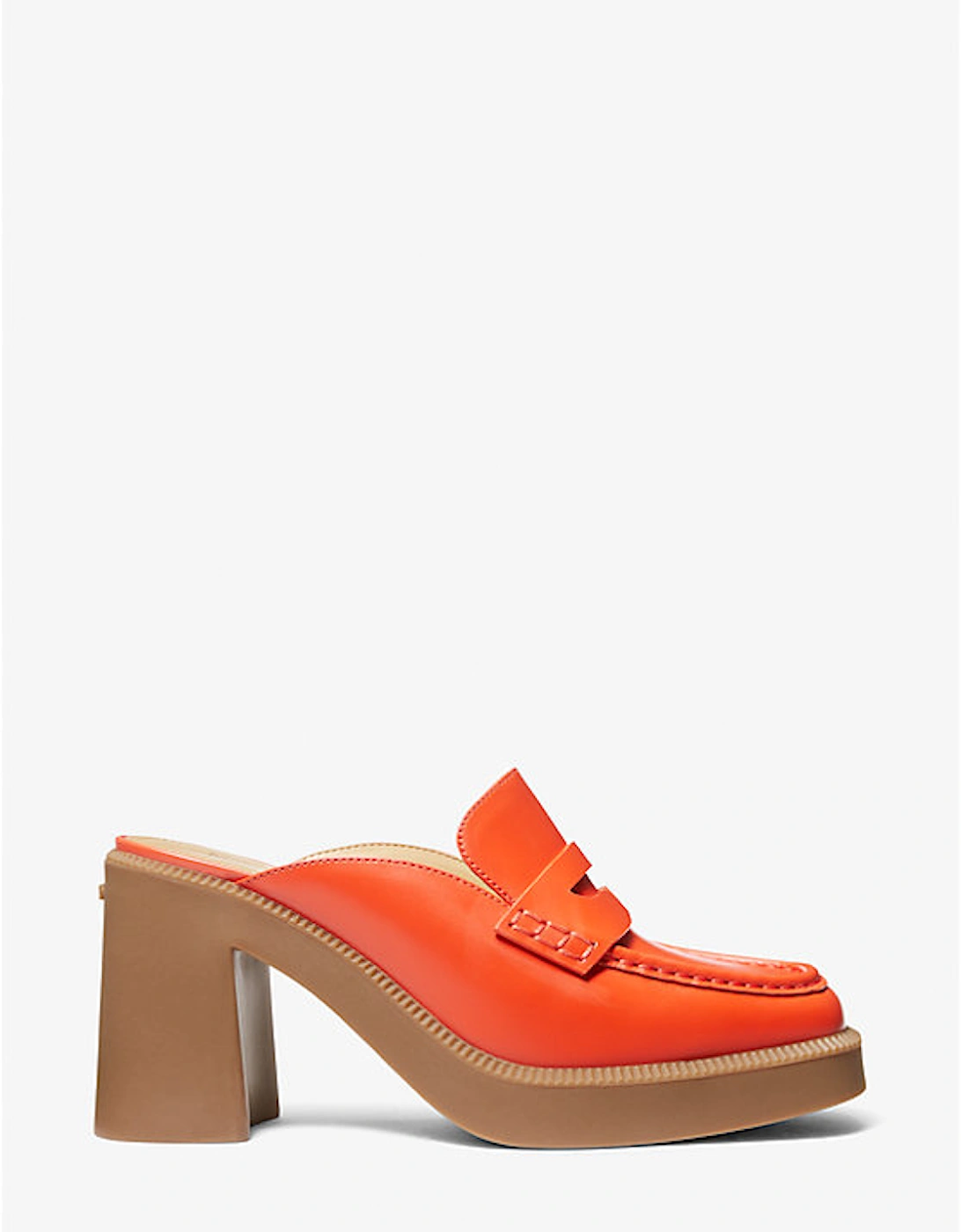 Eden Leather Platform Mule