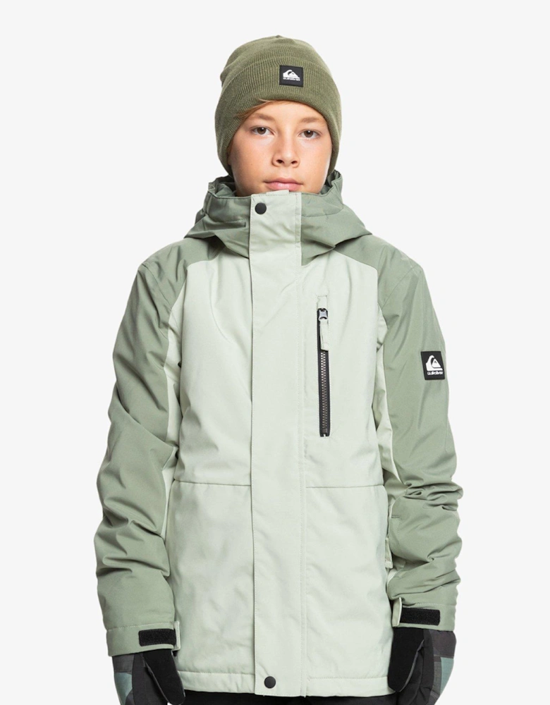 Boys' Mission Colour Block Ski Jacket - Green