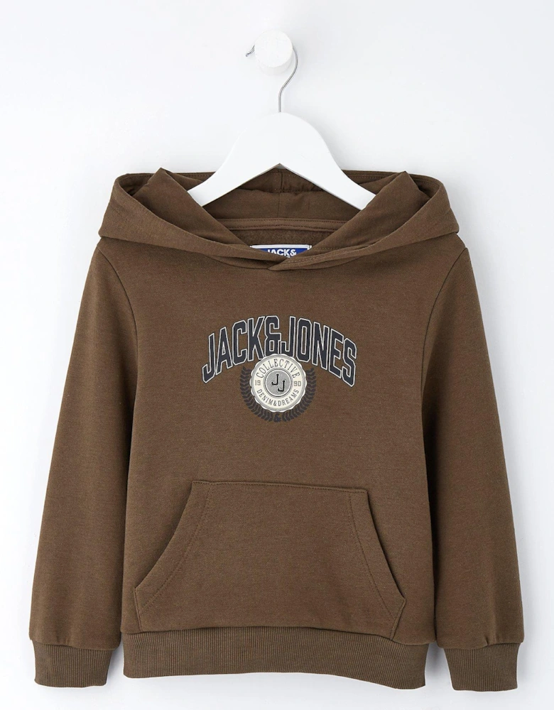 Younger Boys Hoodie - Brown