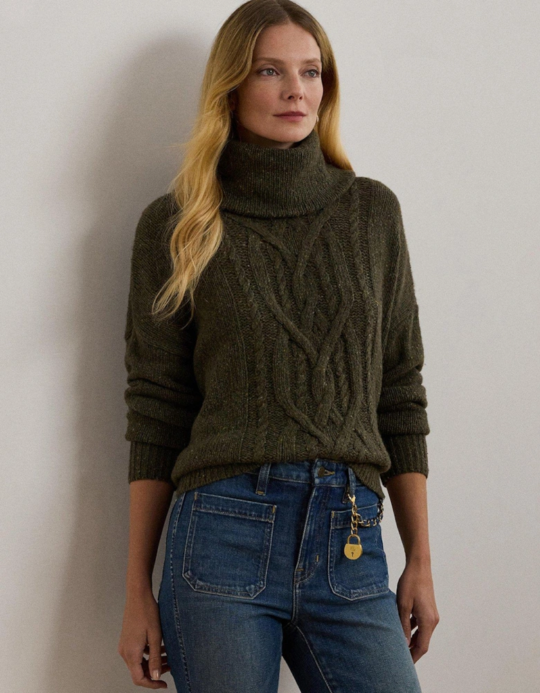 Caisyn Long Sleeve Jumper - Green