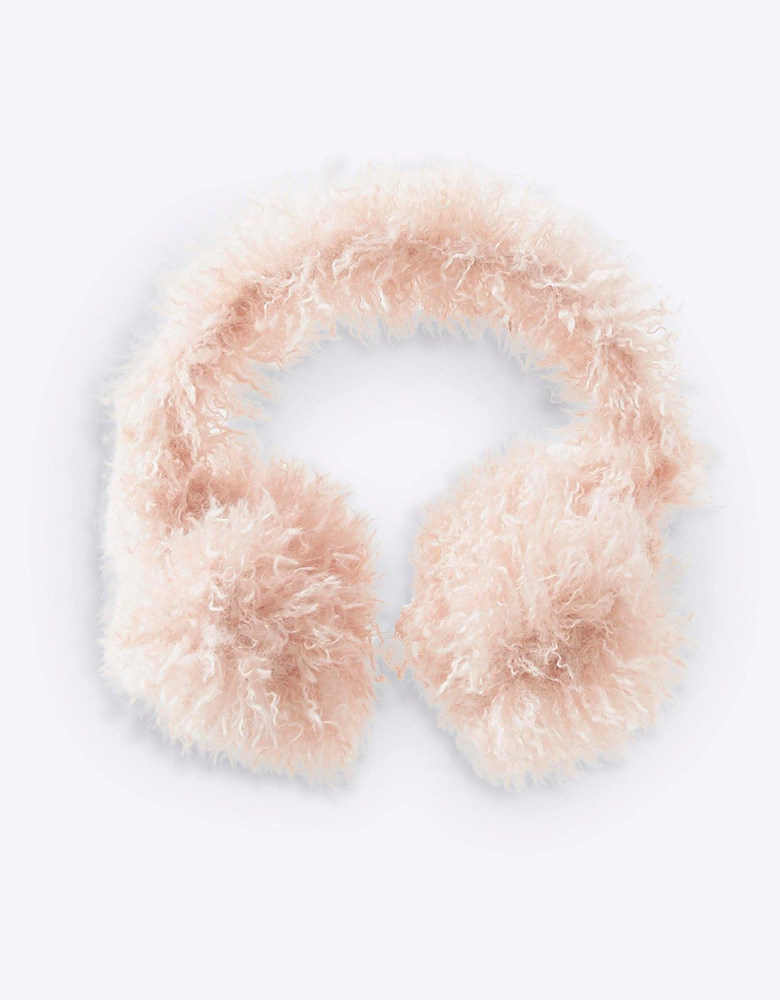 Girls Faux Fur Ear Muff - Pink, 4 of 3