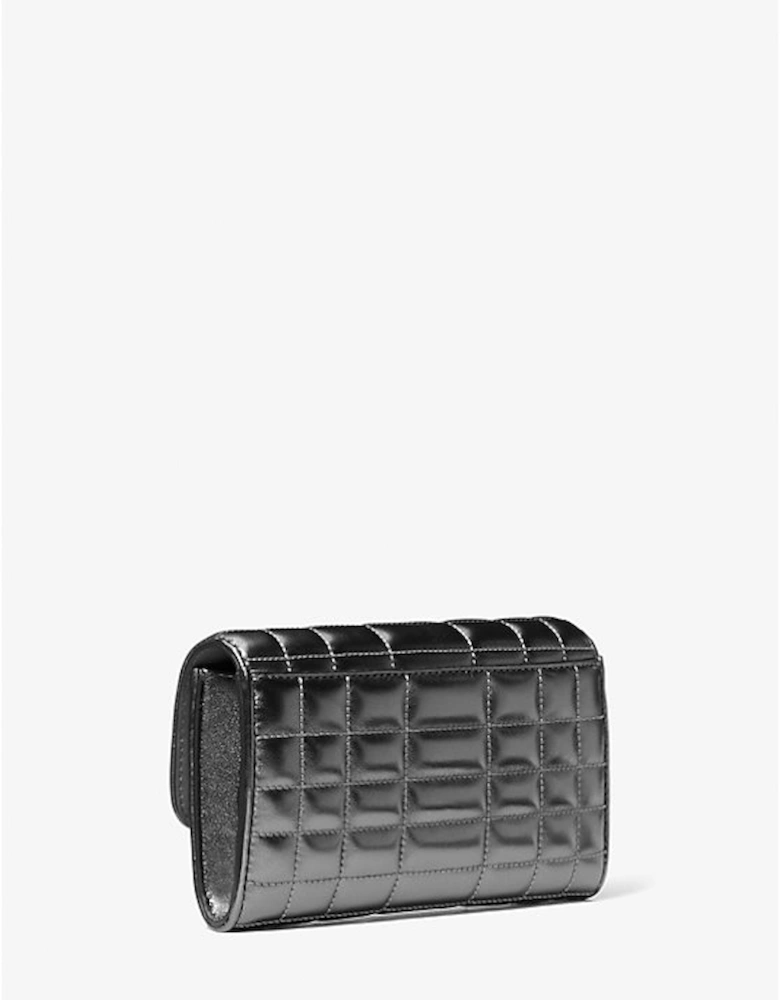 Tribeca Metallic Leather Convertible Crossbody Bag