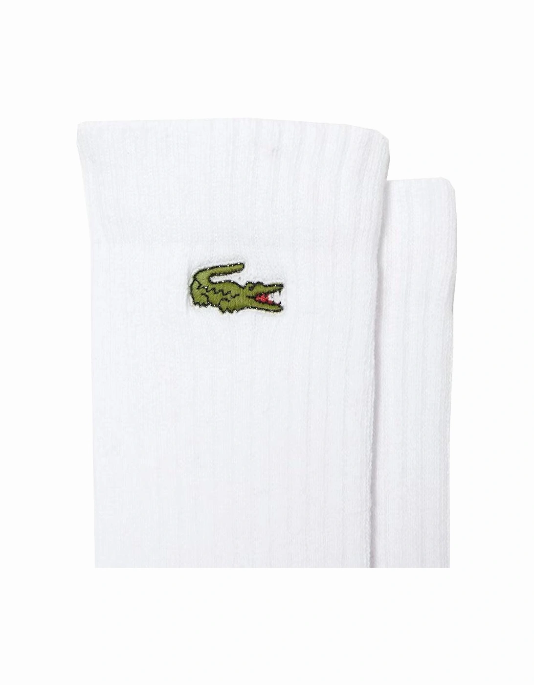 Lacoste Sport 3 Pack High Cut Socks White/White/White