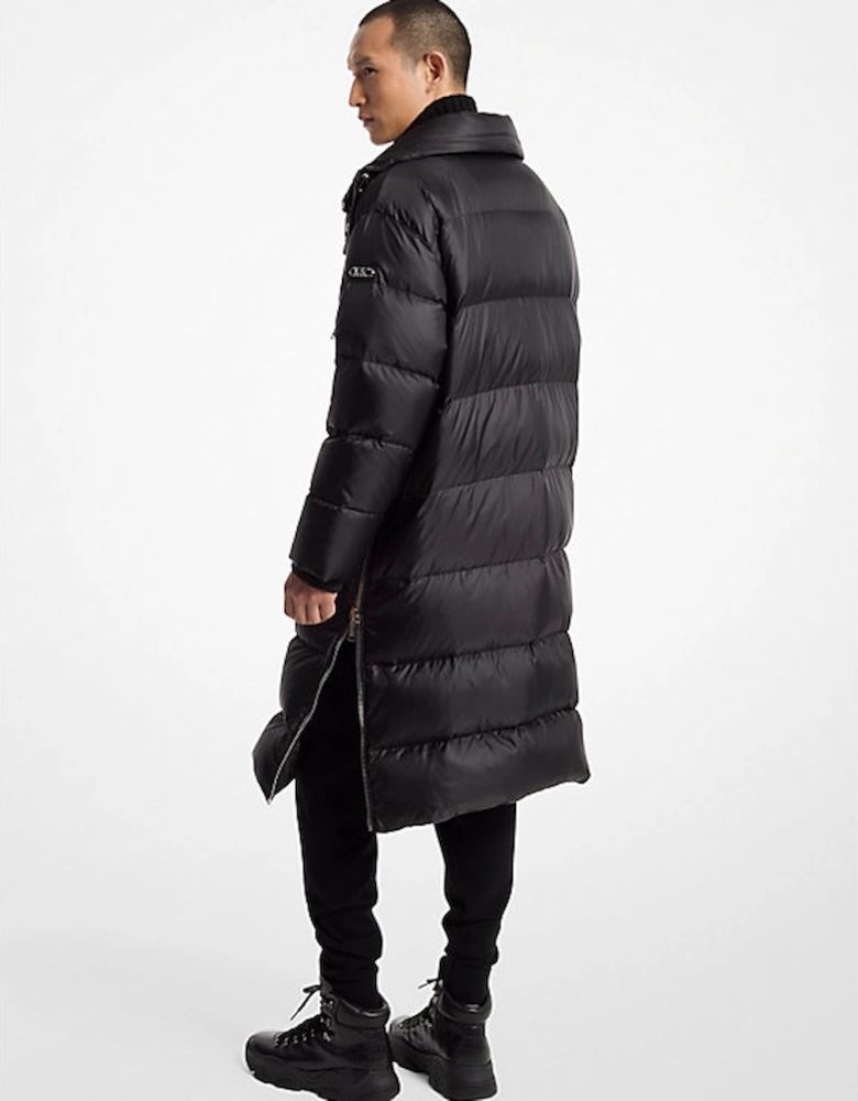 Satin Ciré Puffer Coat