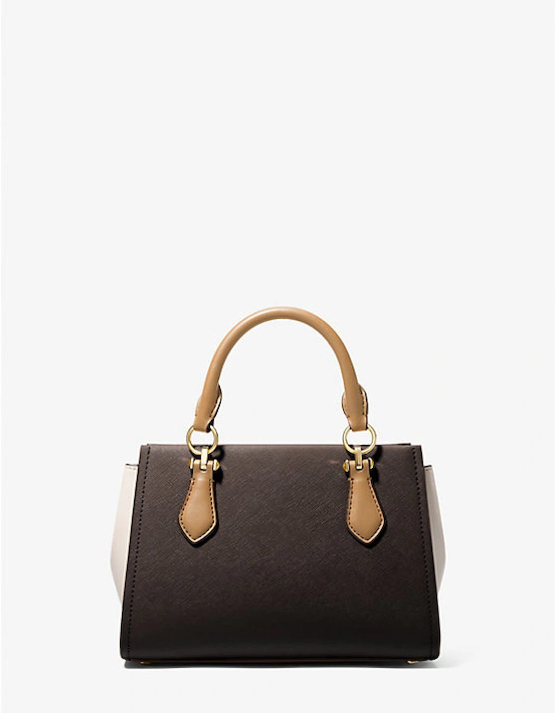 Marilyn Small Color-Block Saffiano Leather Crossbody Bag