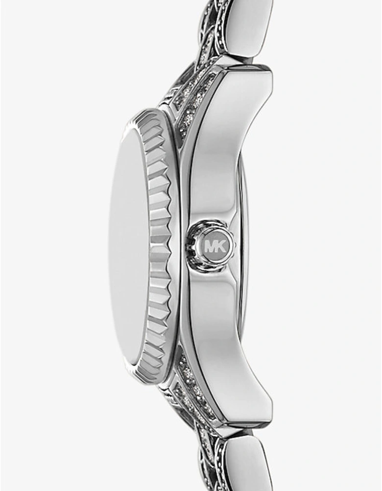 Mini Lexington Pavé Silver-Tone Watch