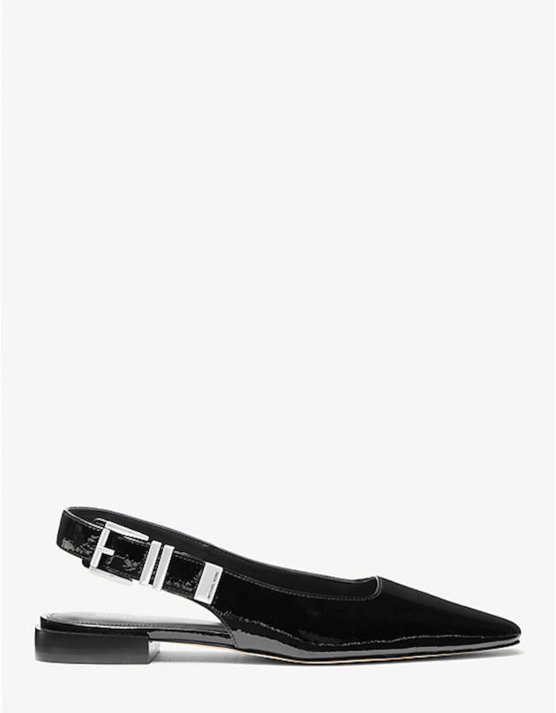 Darrington Crackled Patent Leather Flat