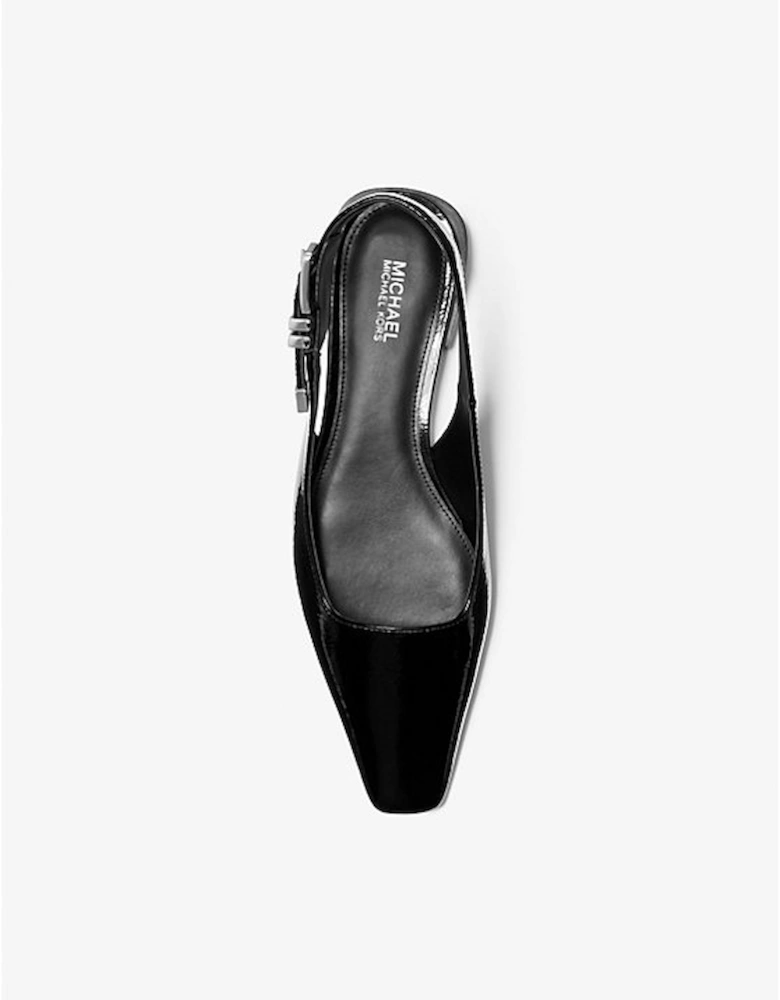 Darrington Crackled Patent Leather Flat