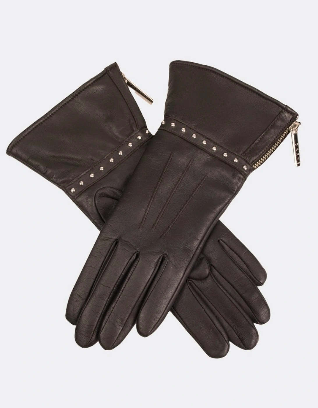 Monica Faux Sherling Womens Gloves, 2 of 1