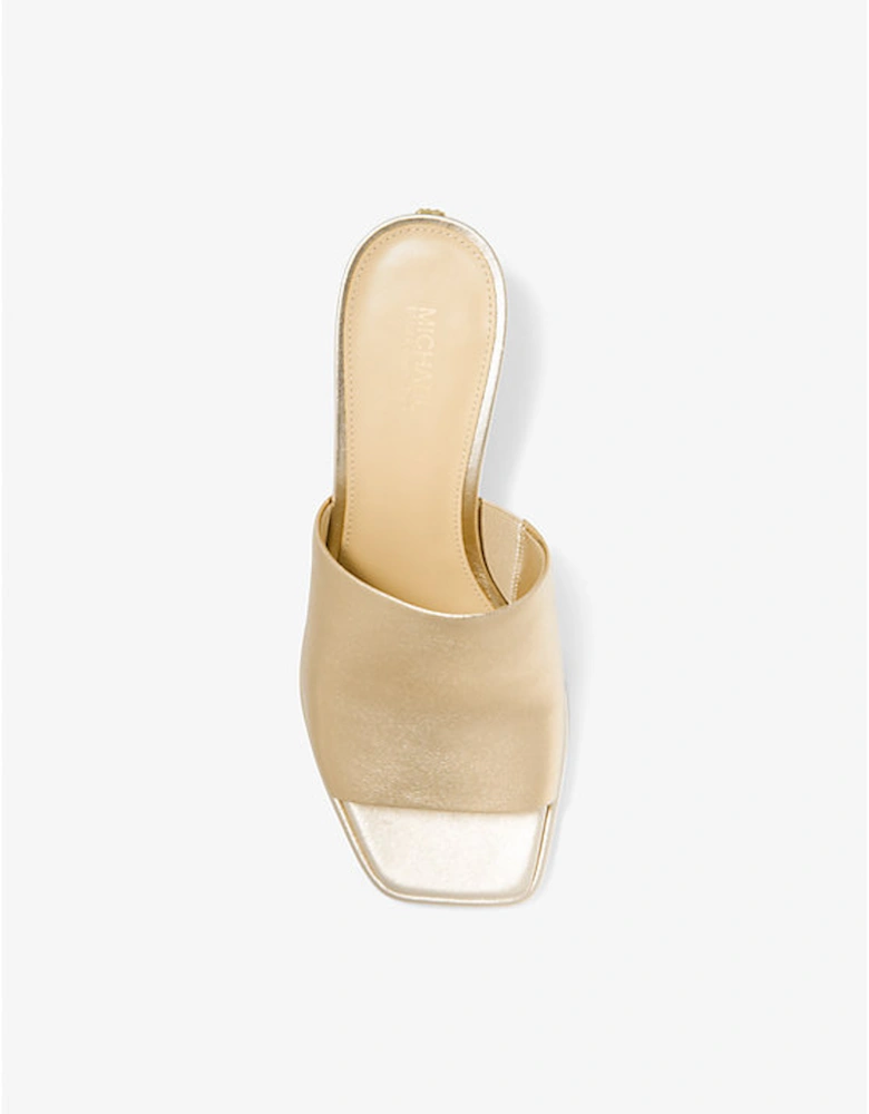 Lara Metallic Leather Sandal