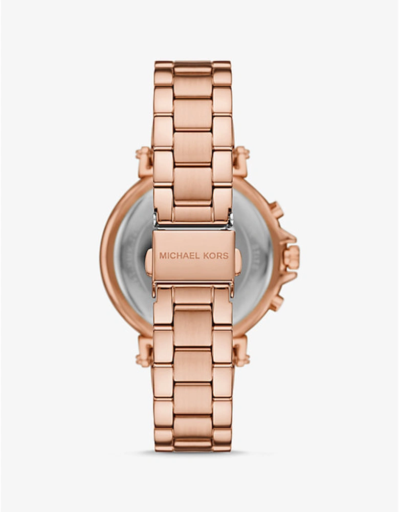 Oversized Maren Rose Gold-Tone Watch