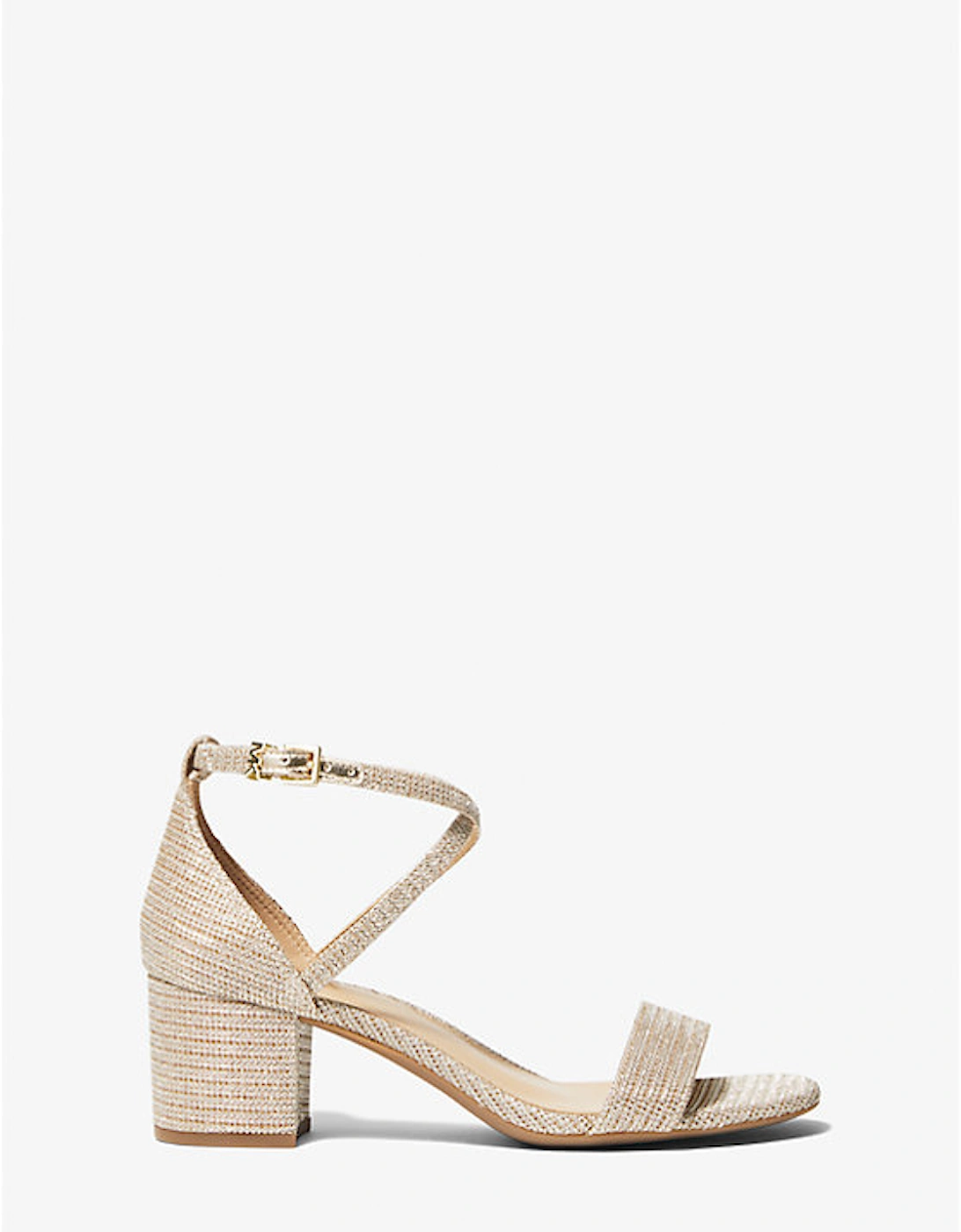 Serena Flex Glitter Chain-Mesh Sandal