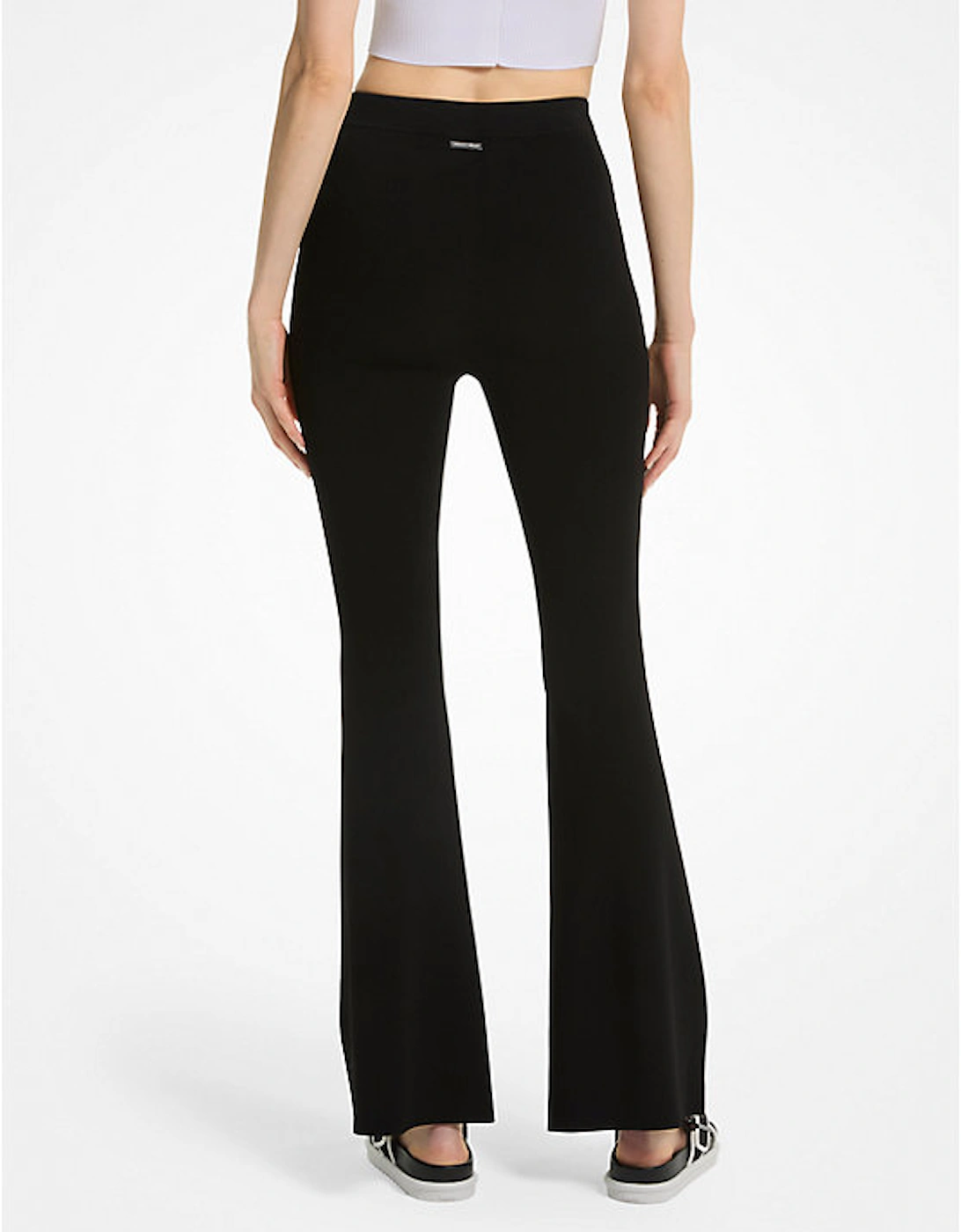 Stretch Knit Flared Legging
