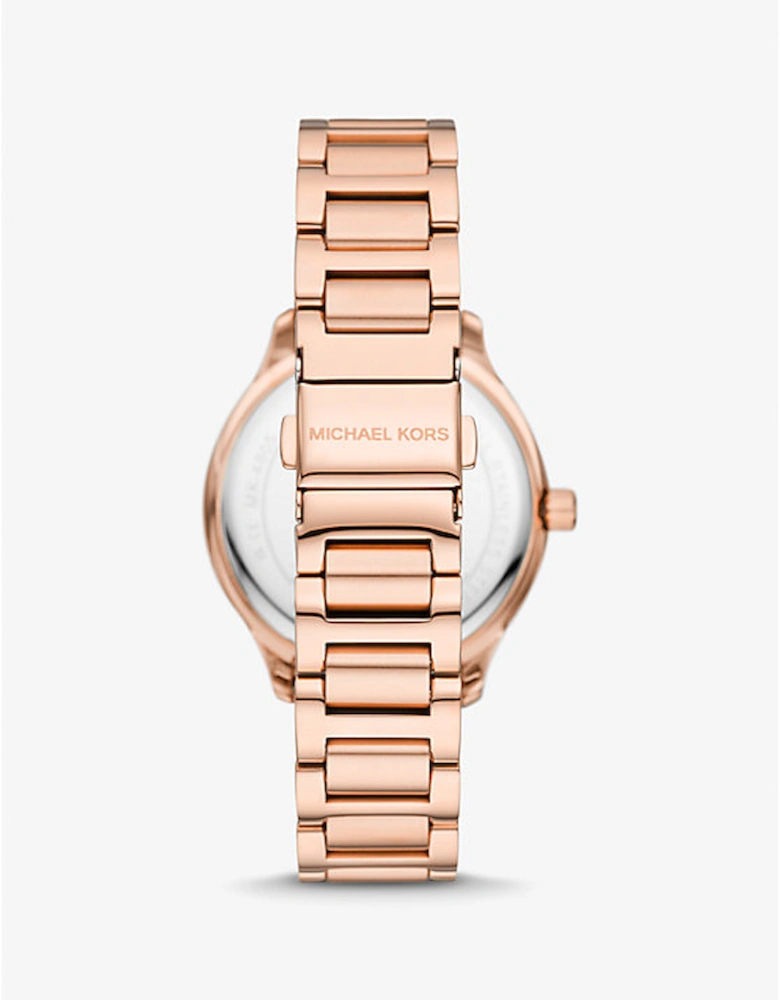Sage Pavé Rose Gold-Tone Watch