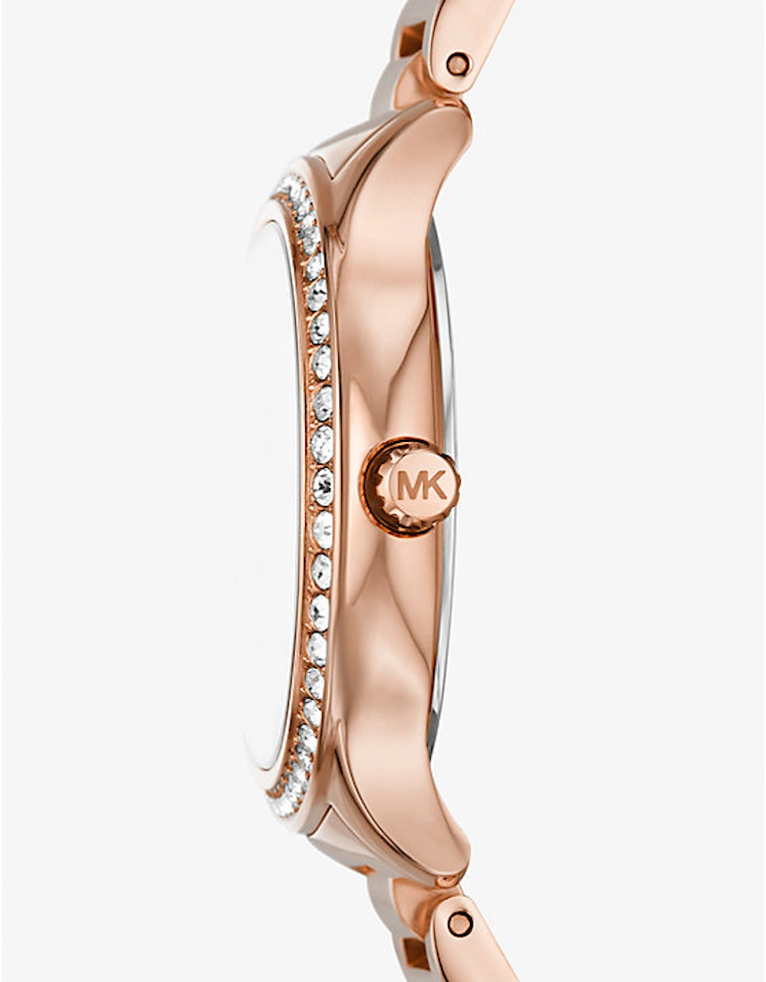 Sage Pavé Rose Gold-Tone Watch