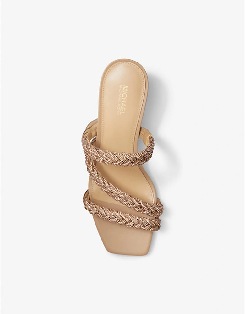 Celia Embellished Kitten Sandal