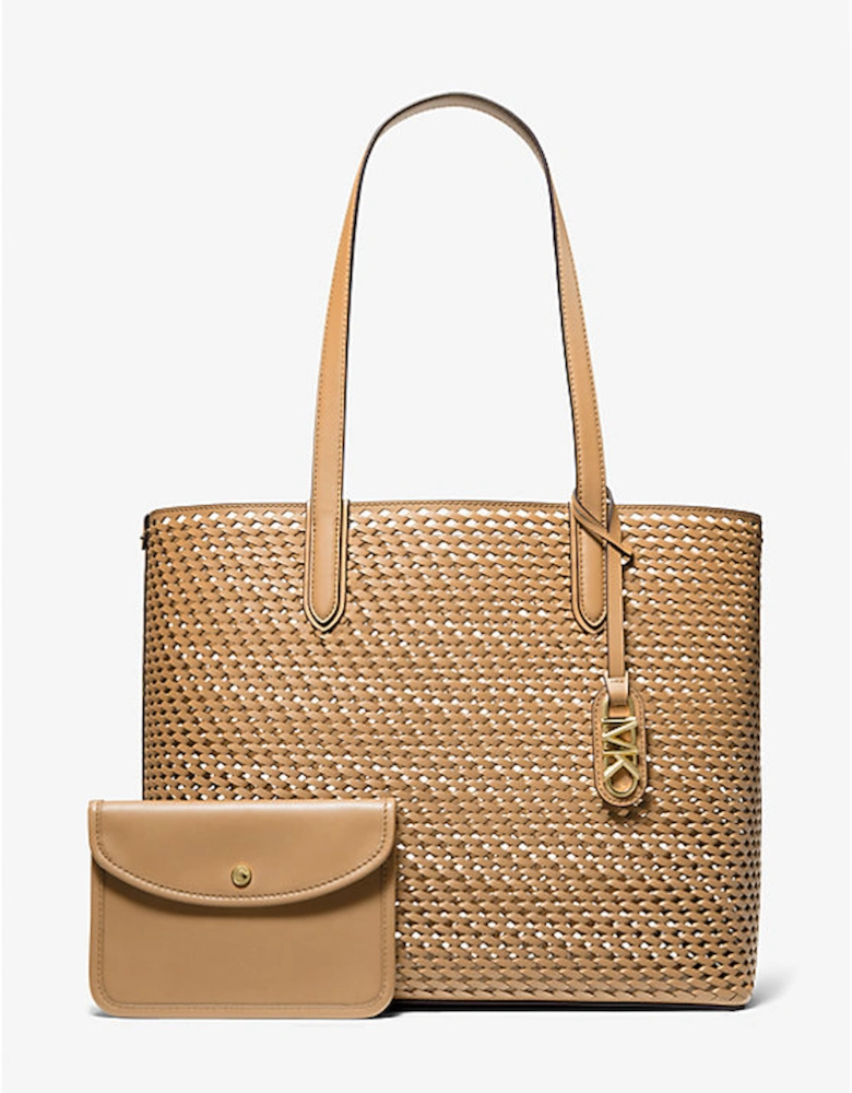 Eliza Extra-Large Hand-Woven Leather Tote Bag