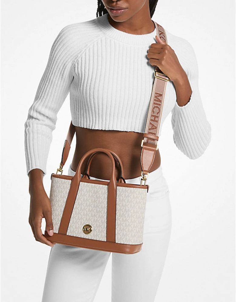 Luisa Small Signature Logo Satchel