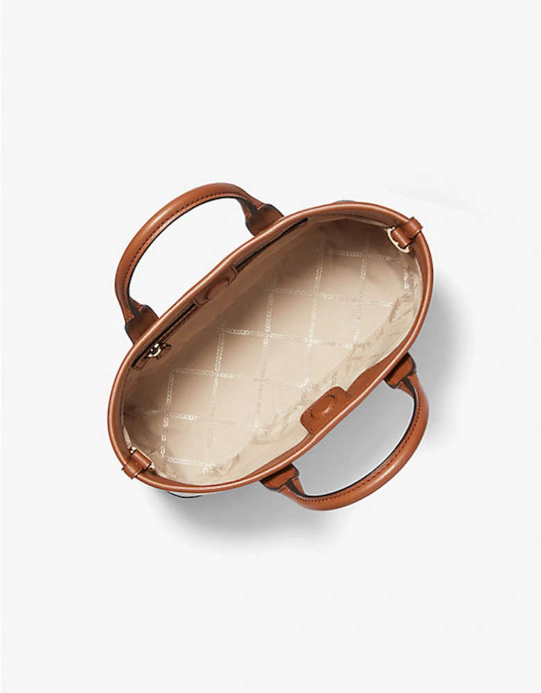 Luisa Small Signature Logo Satchel