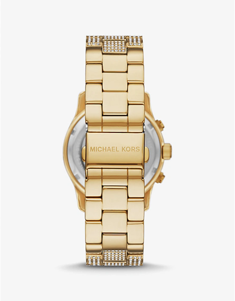 Runway Pavé Gold-Tone Watch
