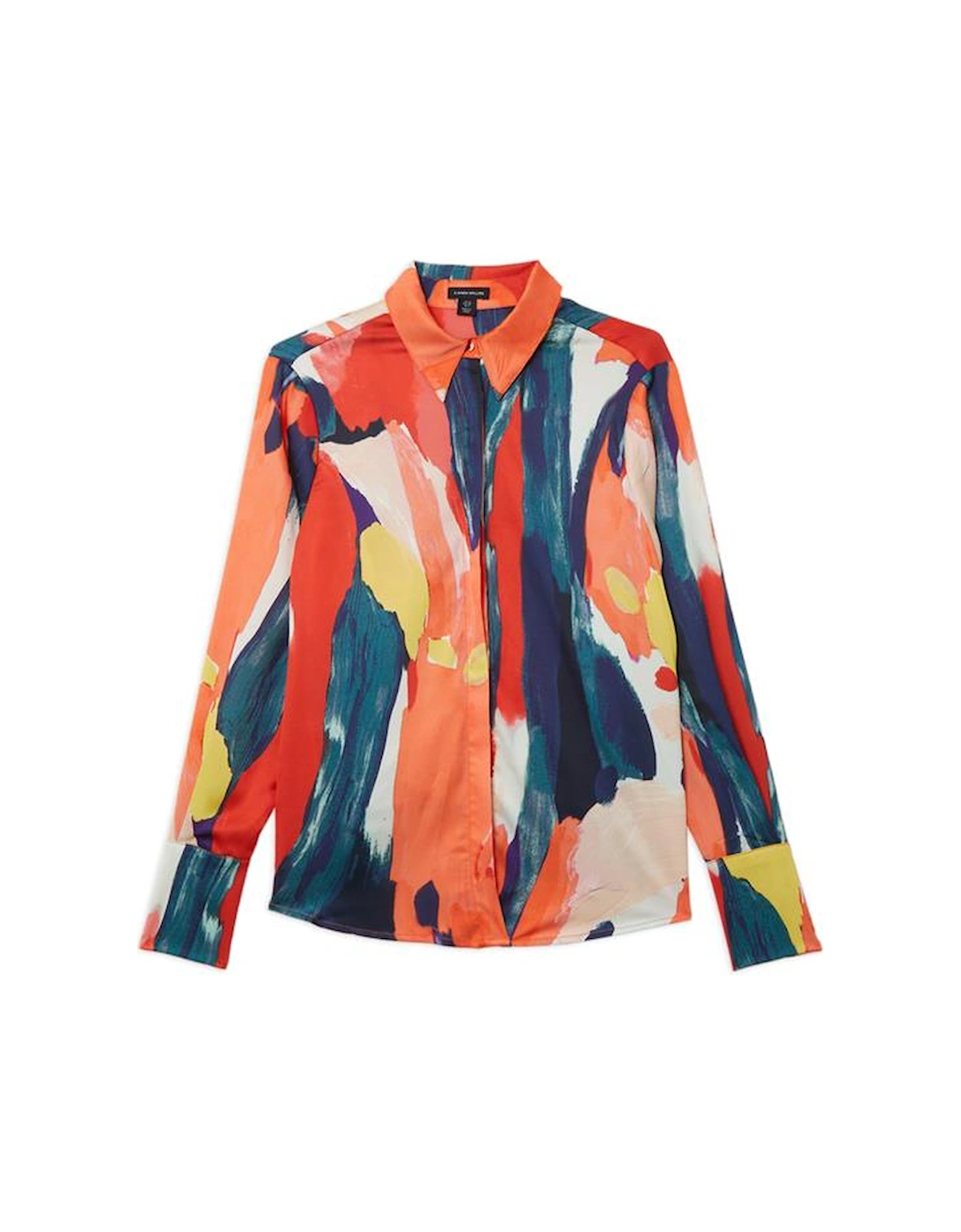 Satin Printed Woven Shirt