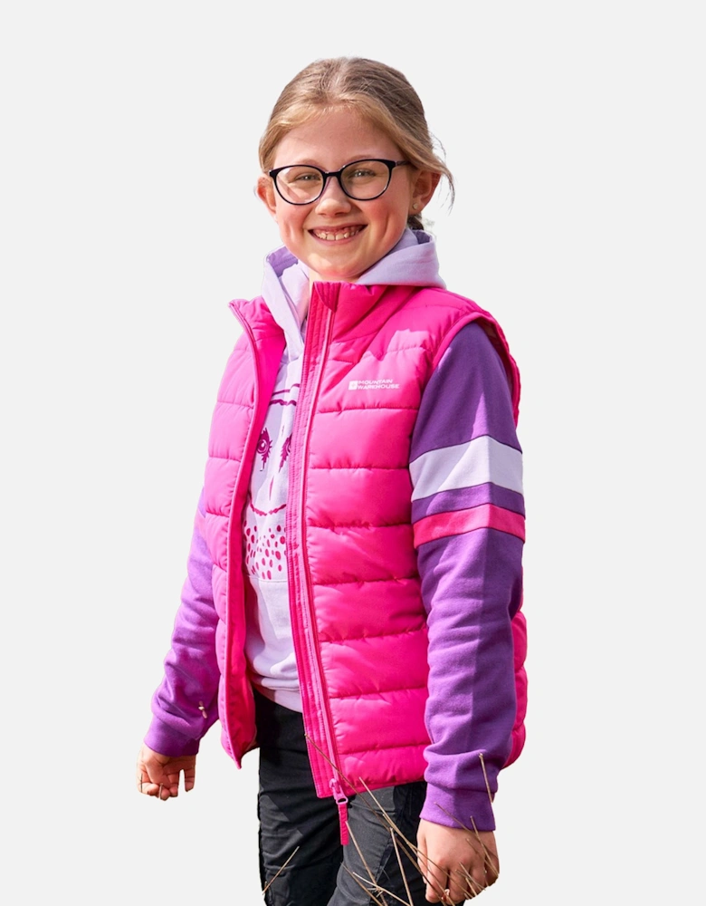 Childrens/Kids Rocko Plain Padded Gilet