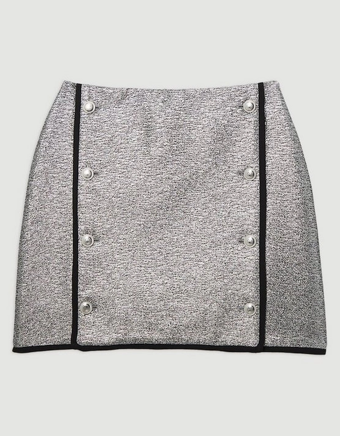 Jacquard Tailored Mini Skirt