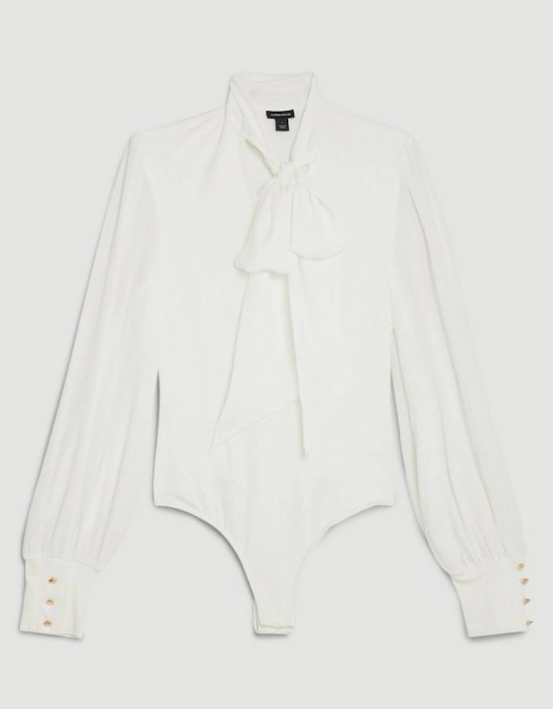 Jersey Ponte Georgette Mix Bodysuit