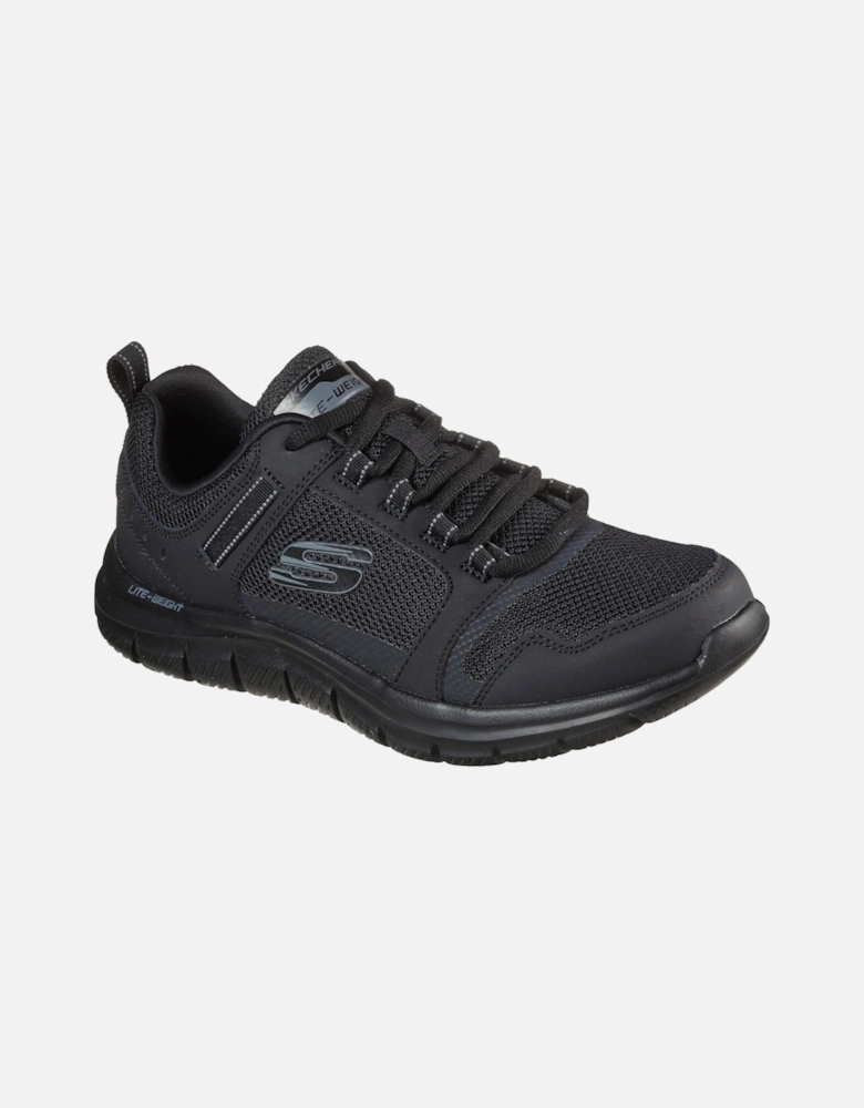 Mens Track Knockhill 232001-BBK Black Lace Up Shoe