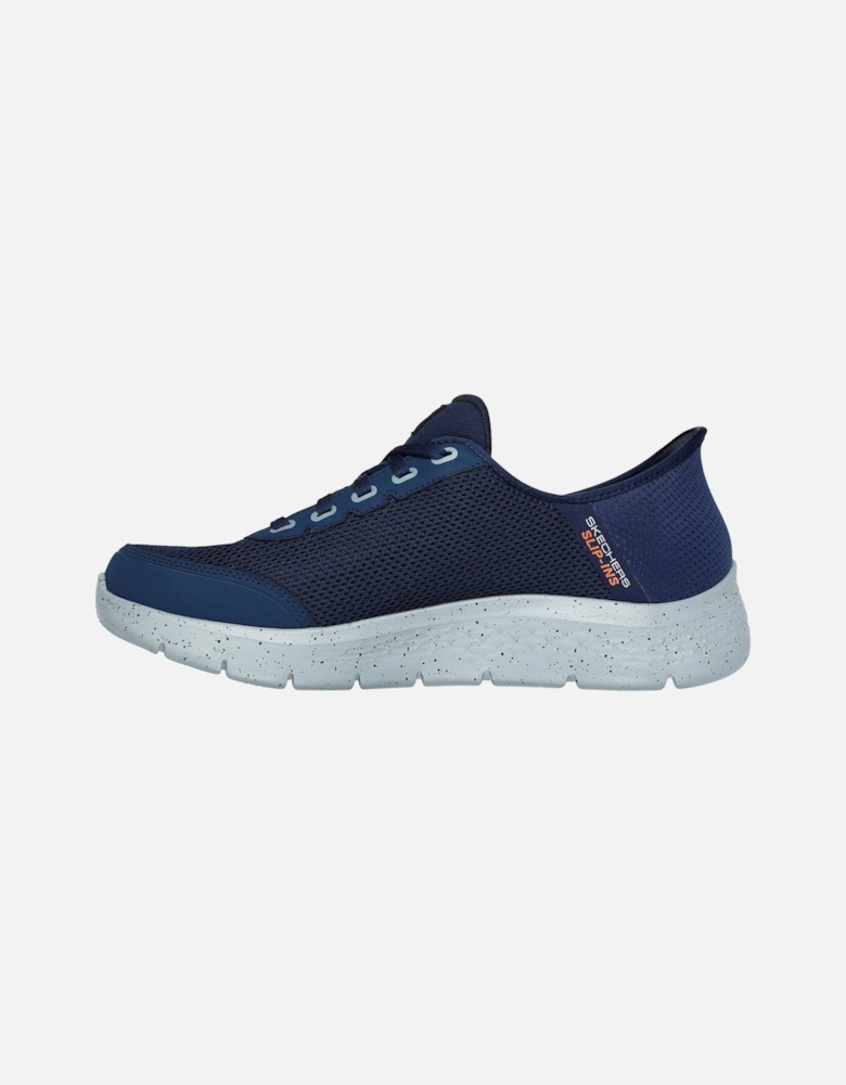 Skechers Mens GO WALK Flex 216330-NVY Navy Lace Up Shoe