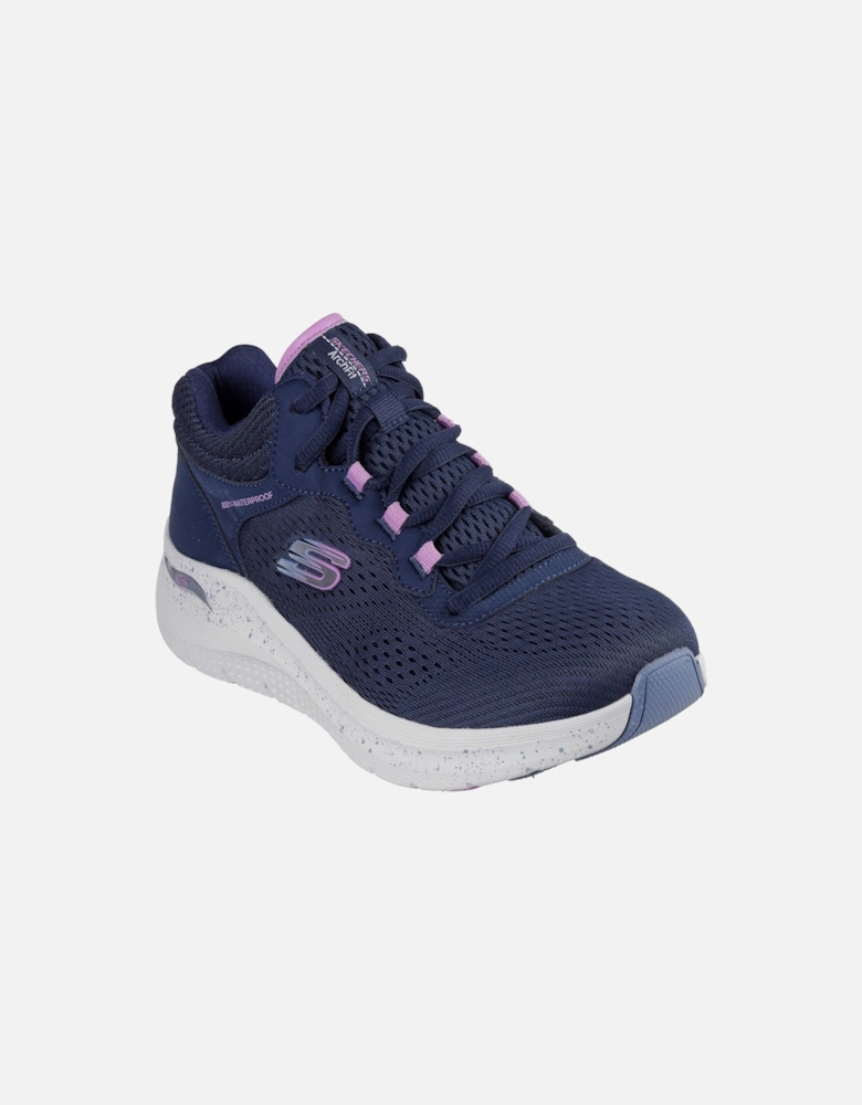 Womens Arch Fit 2.0 Rainy Days 150194-NVPR Navy/Purple Lace Up Shoe