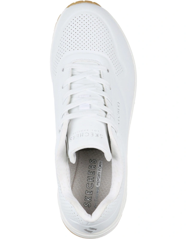 Womens Uno - Stand on Air 73690W-WHT White Lace Up Shoe