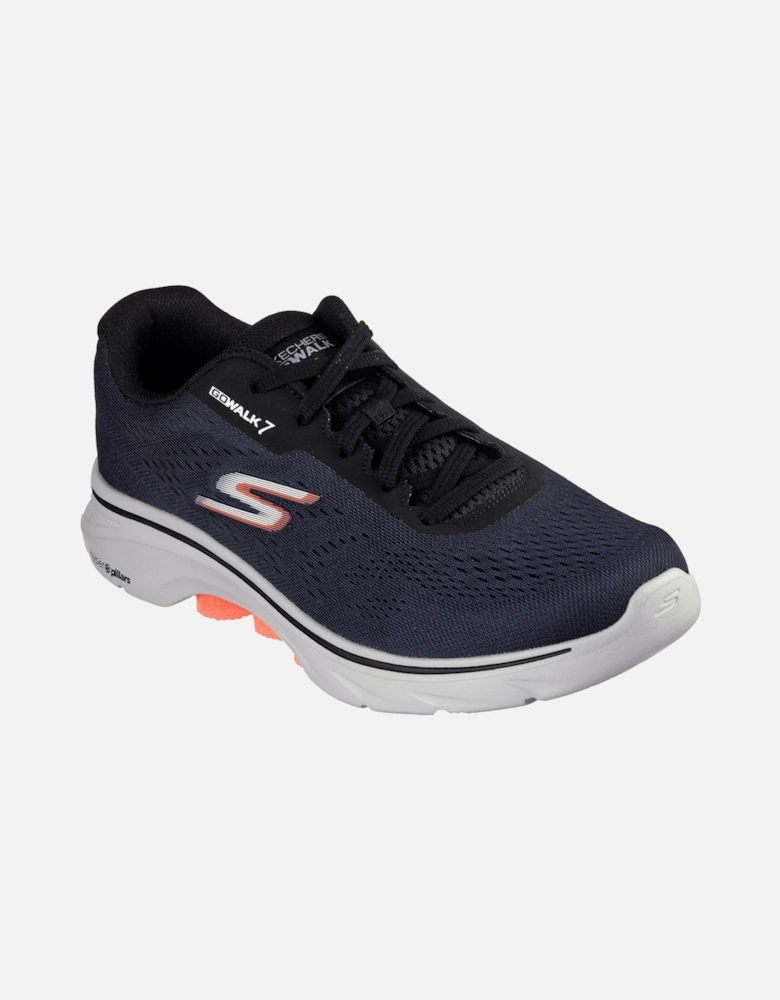 Skechers Mens GO WALK 7 Avalo 2 216639-NVBK Navy/Black Lace Up Shoe