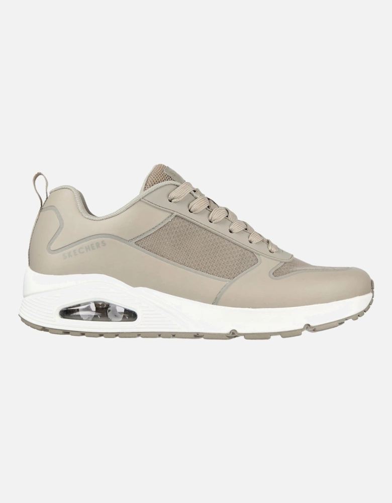 Mens Uno Sol 232248-TPE Taupe Lace up Shoe