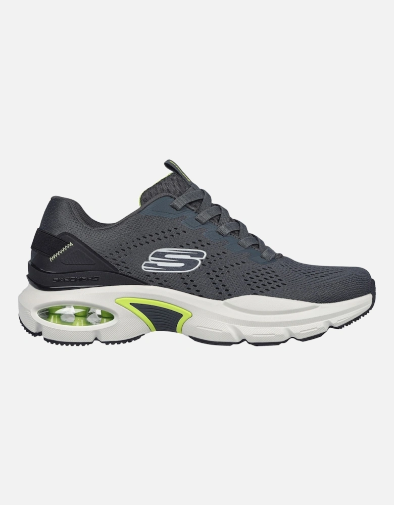 Mens Skech-Air Ventura 232655-CCLM Charcoal/Lime Lace Up Shoe