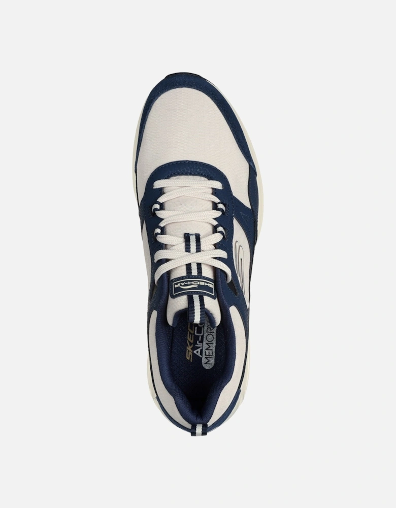 Mens Skech-Air Court - Yatton 232648-NVNT Navy/Natural Lace Up Shoe