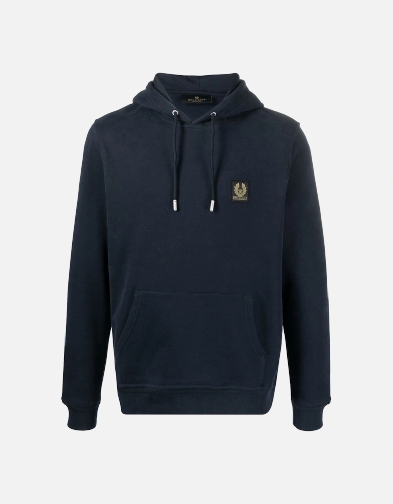 Patch Logo Hooded Top Navy