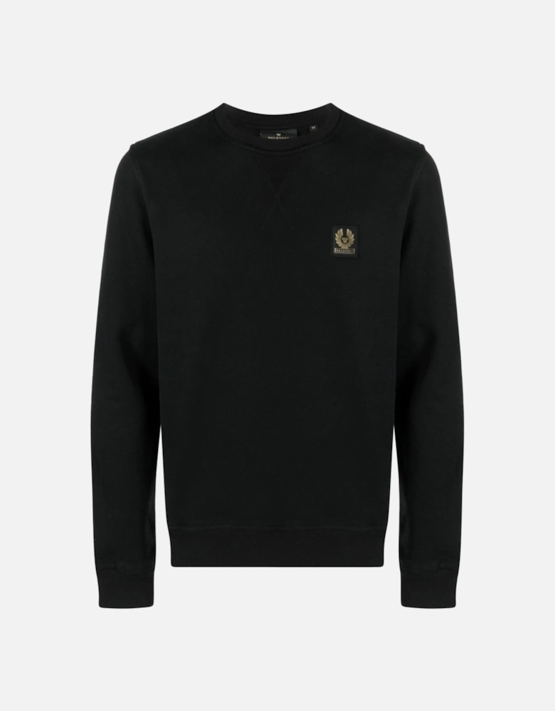 Patch Logo Sweatshirt Black