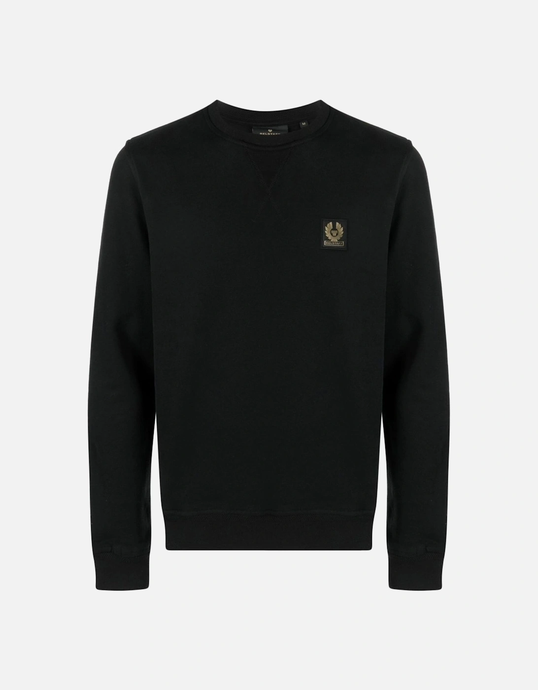 Patch Logo Sweatshirt Black, 6 of 5