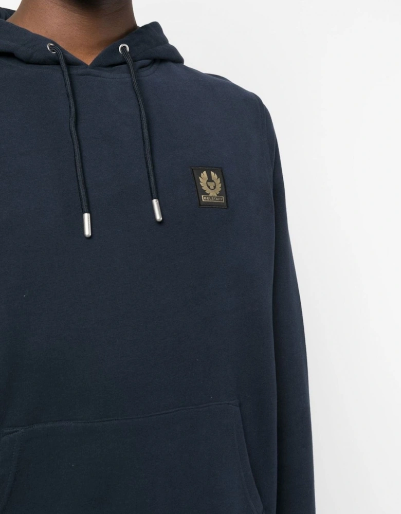 Patch Logo Hooded Top Navy