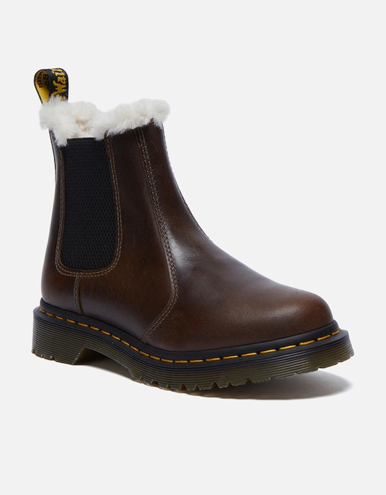 Dr. Martens Women's 2976 Leonore Faux Fur-Lined Leather Boots