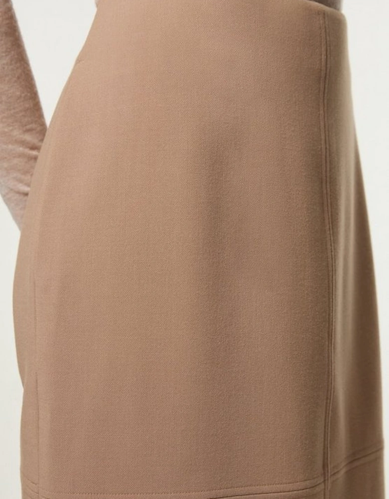 Compact Stretch Essential Tailored Maxi Skirt