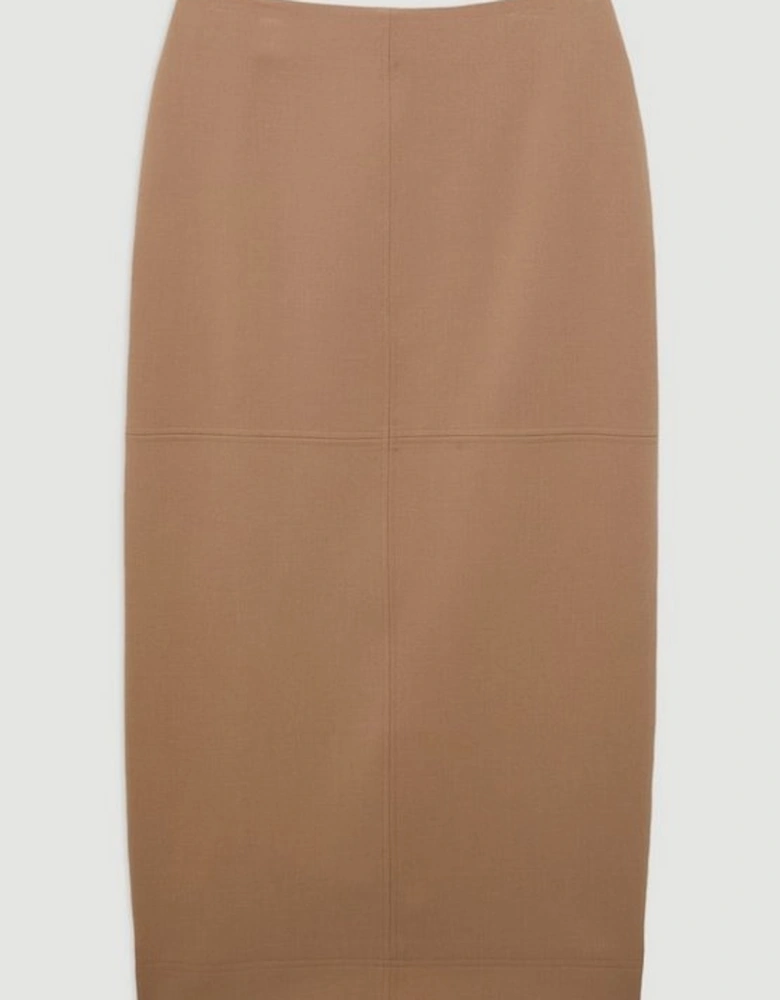 Compact Stretch Essential Tailored Maxi Skirt