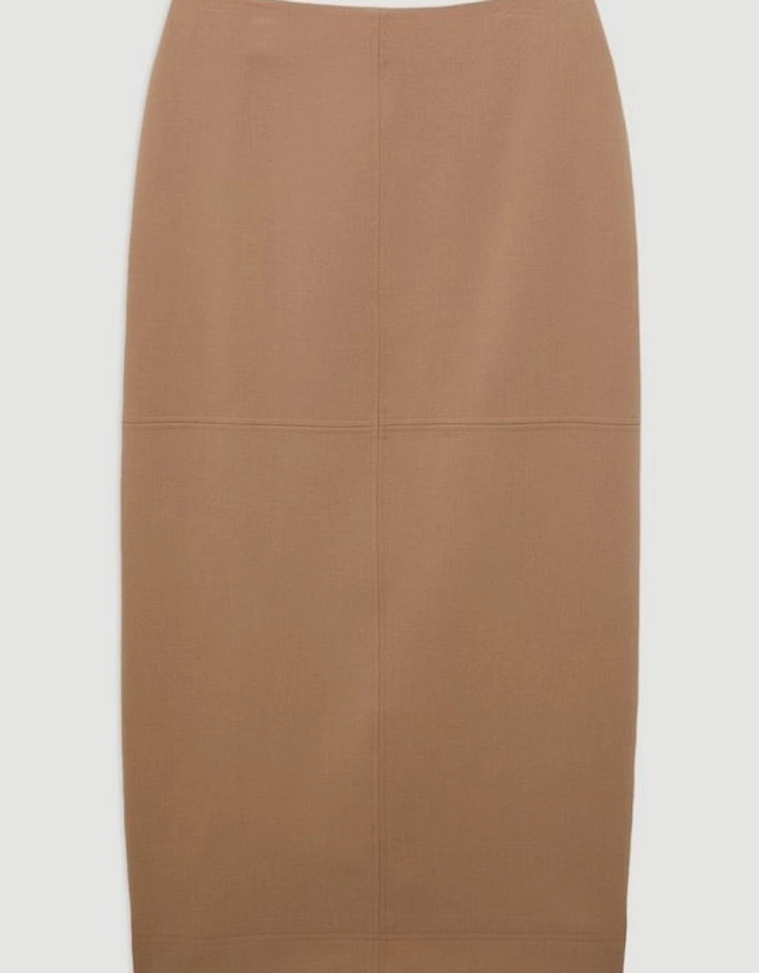 Compact Stretch Essential Tailored Maxi Skirt