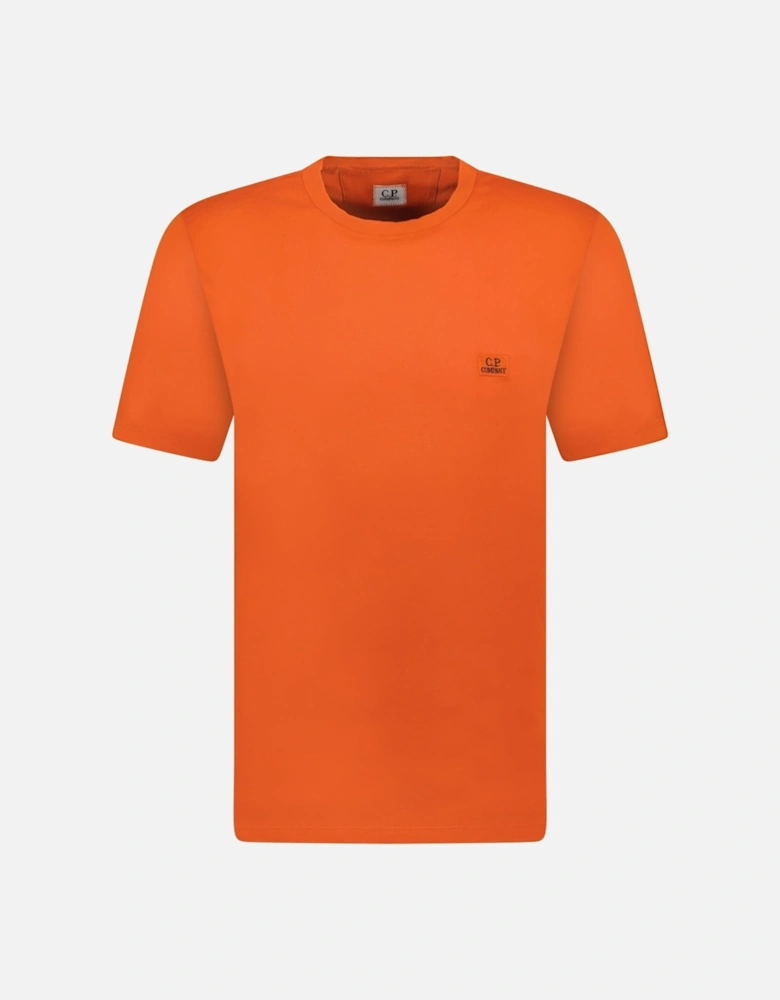 Patch Logo T-Shirt Orange