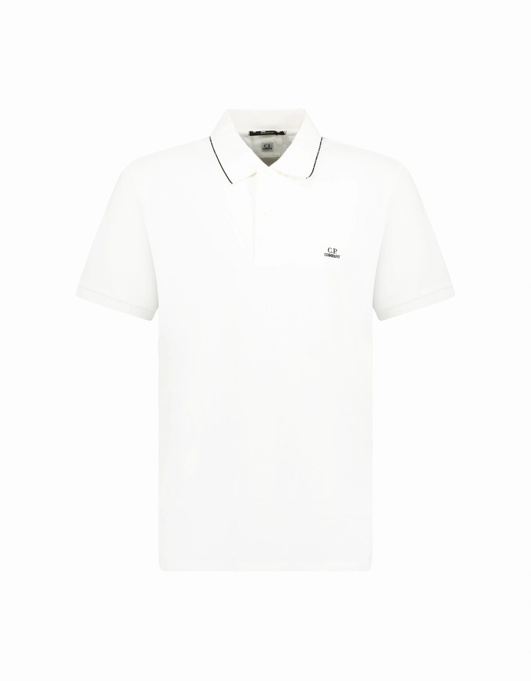 Button Short Sleeve Regular Polo-Shirt White, 3 of 2