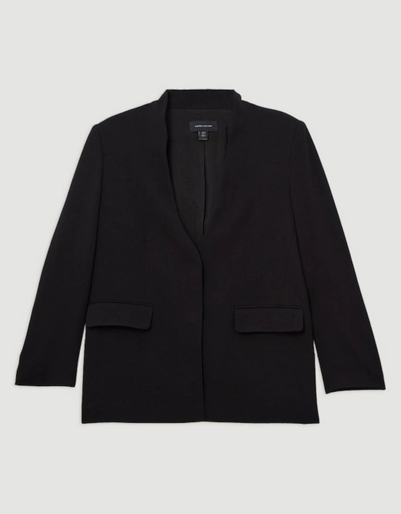 Compact Stretch Essential Oversize Tailored Blazer